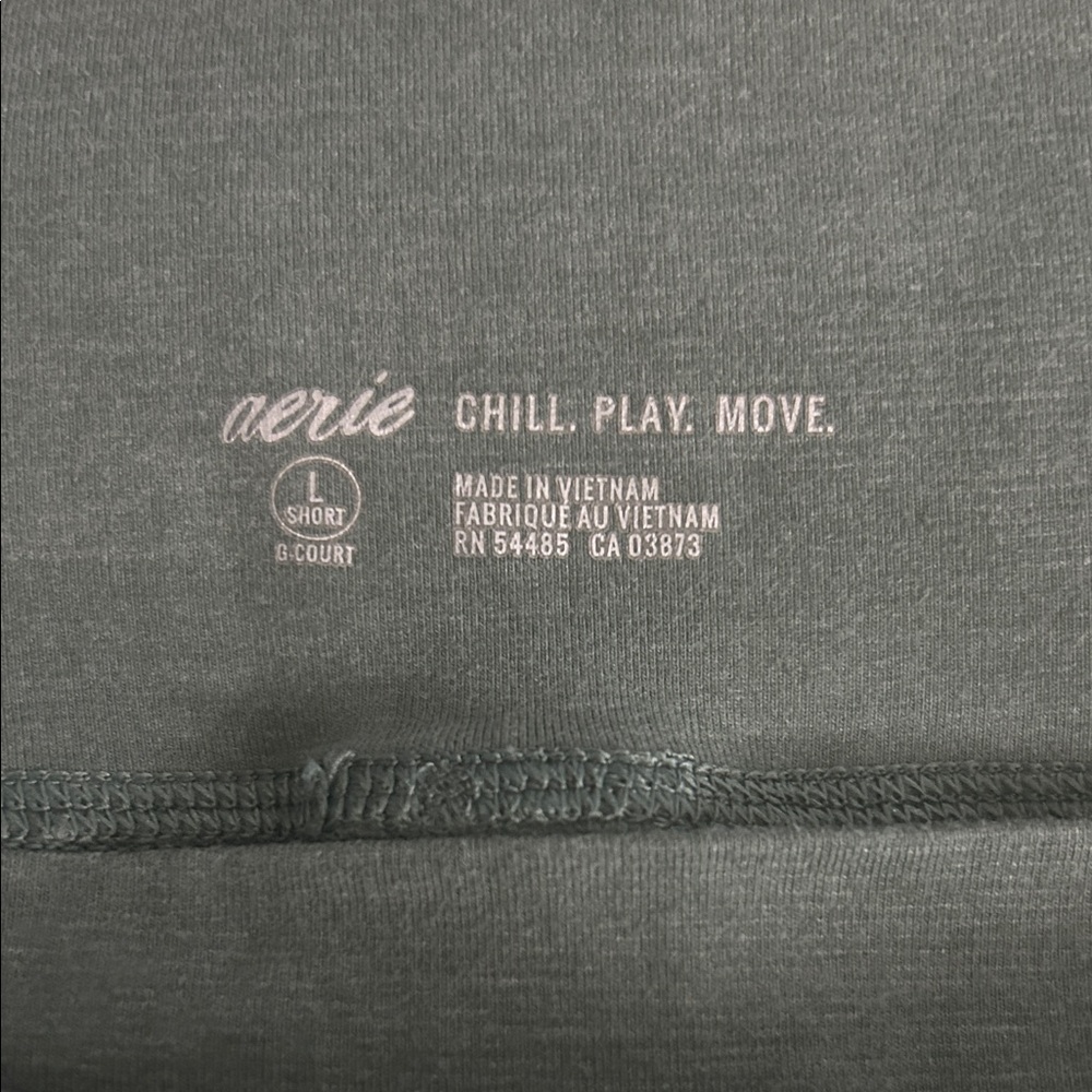 Aerie green camo Chill Play Move leggings